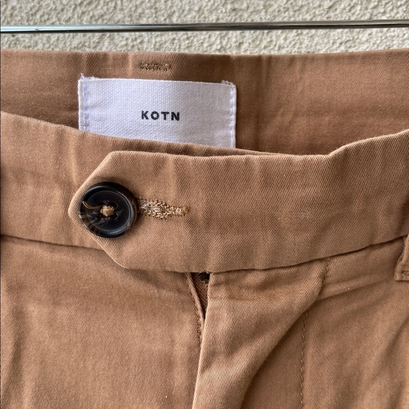 KOTN Camel Straight Leg Cotton Chinos - Picture 2 of 4